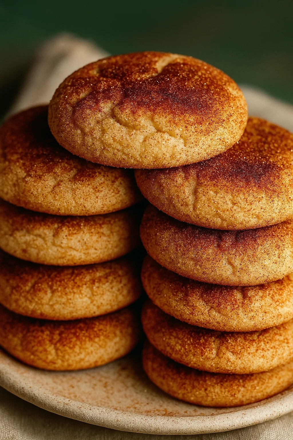 Chewy Cinnamon Sugar Cookies