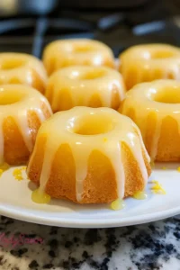 Mini Lemon Bundt Cakes Recipe