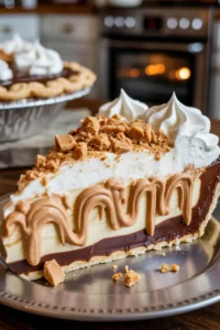 Old-Fashioned Amish Peanut Butter Cream Pie