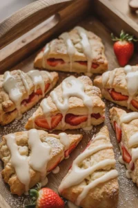 Strawberry Scones with Fresh Berries