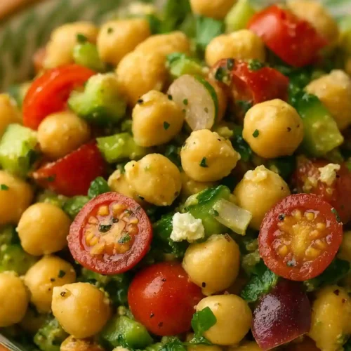 Chickpea Salad Recipe – Quick, Healthy & Flavorful
