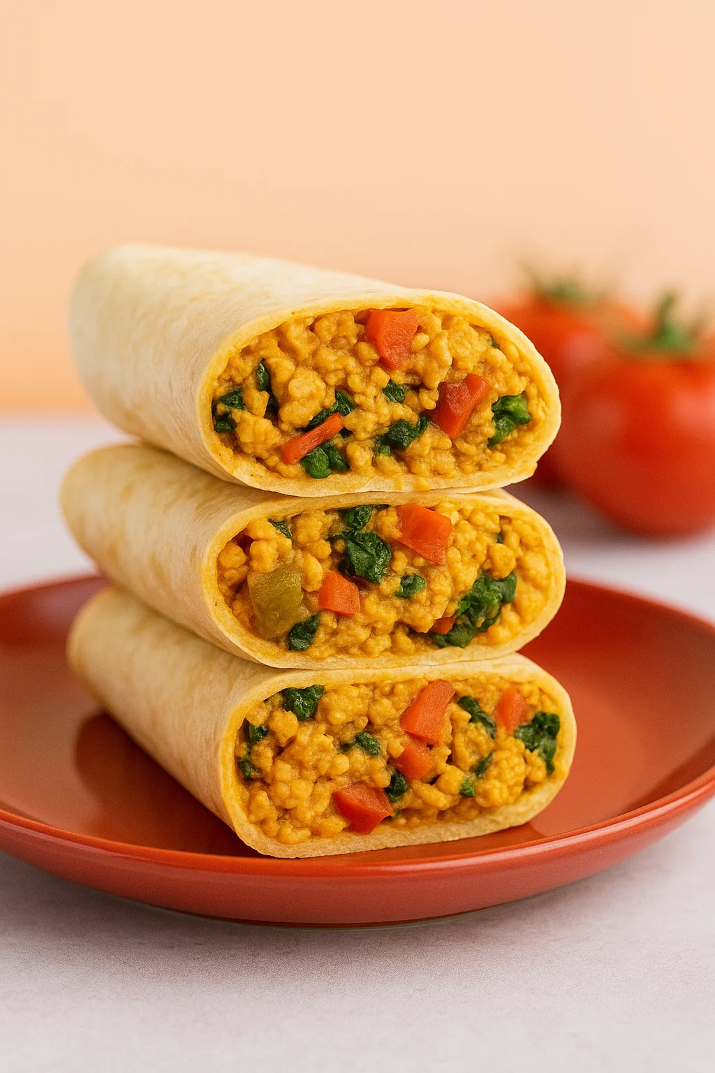 High Protein Breakfast Burritos