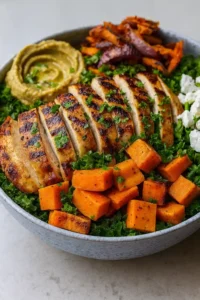Loaded Grilled Chicken & Sweet Potato Power Bowl