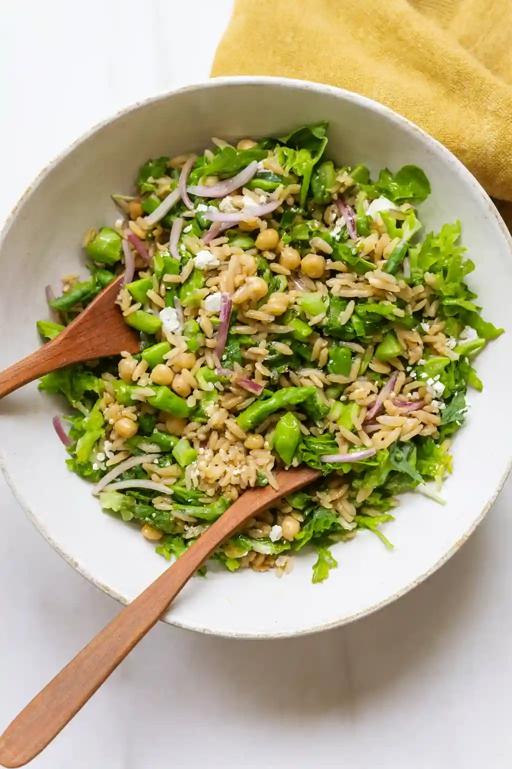 Orzo with Asparagus & Feta