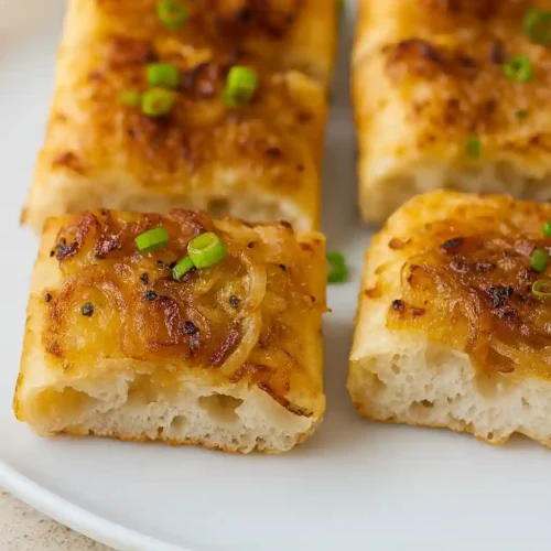 Soft Cheesy Onion Bread