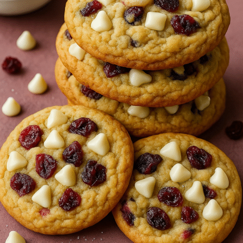 White Chocolate Cranberry Cookies