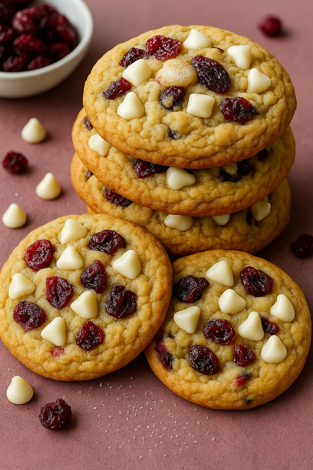 White Chocolate Cranberry Cookies
