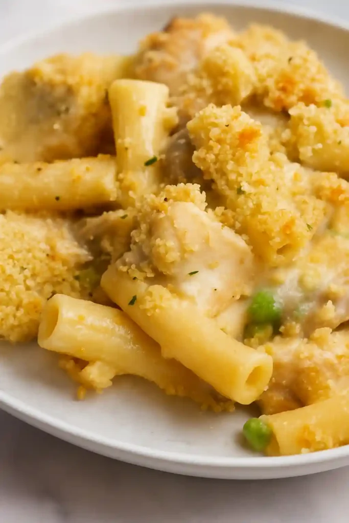 Chicken Tetrazzini Pasta Bake