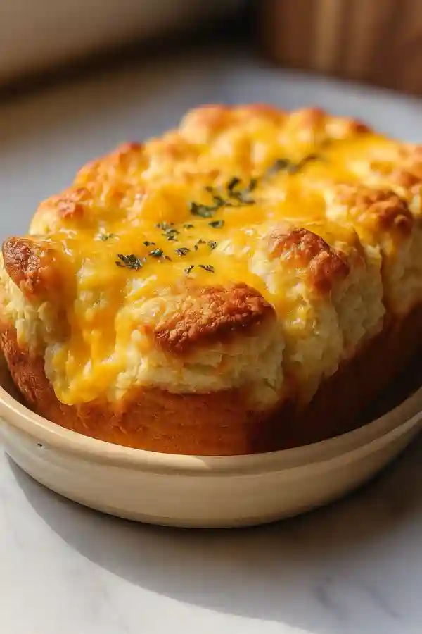 Easy Cheesy Biscuit Loaf