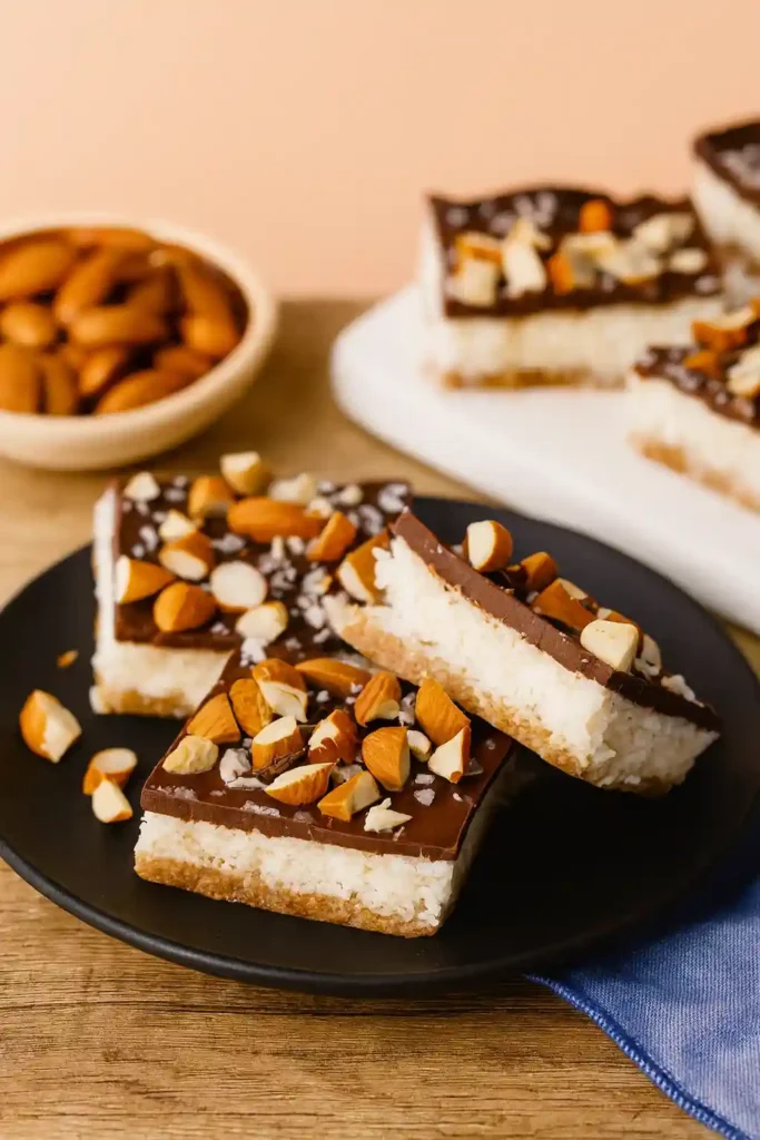 No Bake Almond Joy Bars