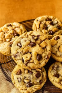 Graham Cracker Toffee Cookies
