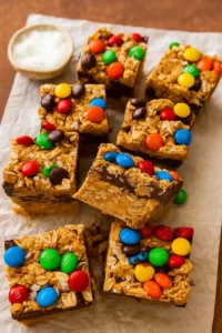 No-Bake Monster Cookie Bars