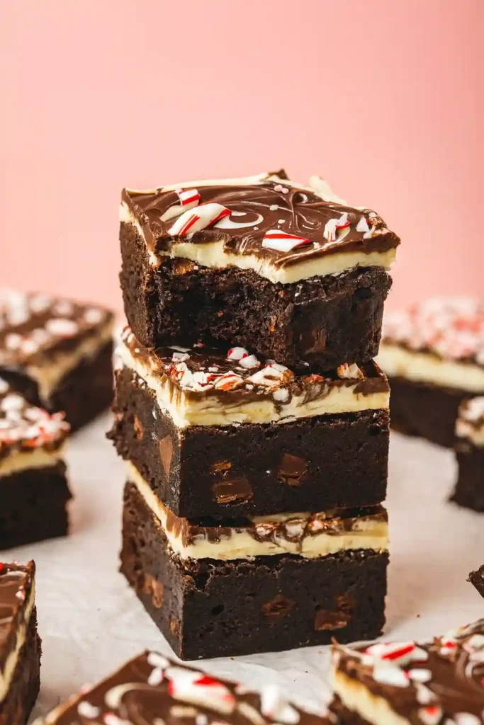 Peppermint Bark Brownies