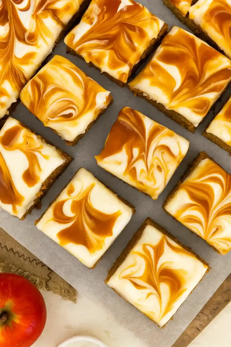 Apple Spice Cake with Salted Caramel Cream Cheese Frosting