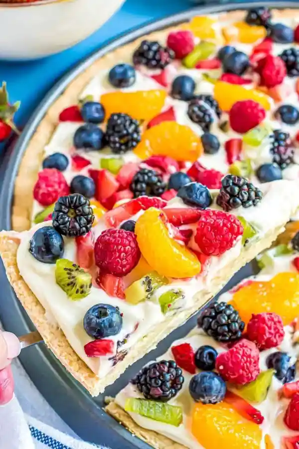 Sugar Cookie Fruit Pizza