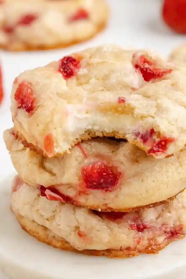 Strawberry Cheesecake Cookies