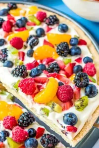 Sugar Cookie Fruit Pizza