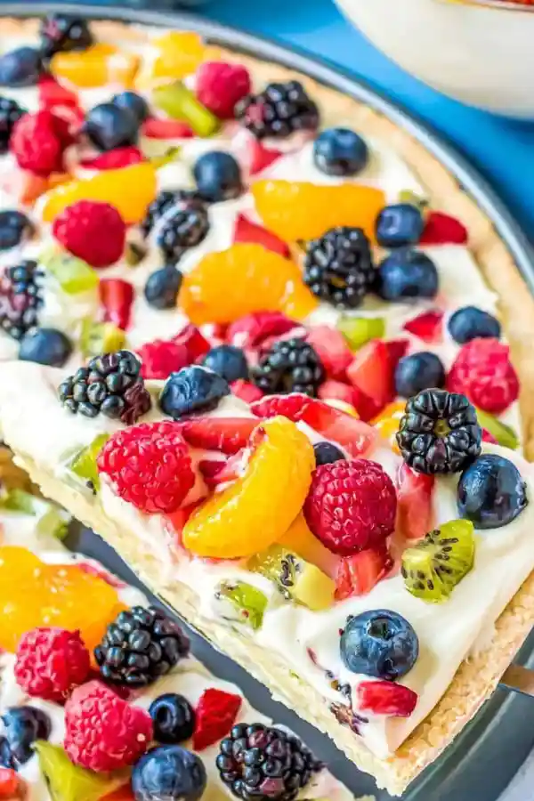 Sugar Cookie Fruit Pizza