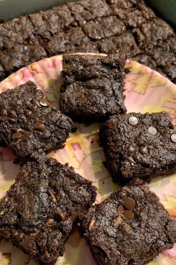 Chocolate Chip Zucchini Brownies