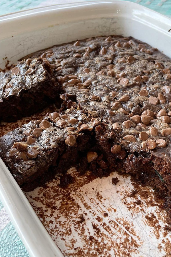 Chocolate Chip Zucchini Brownies