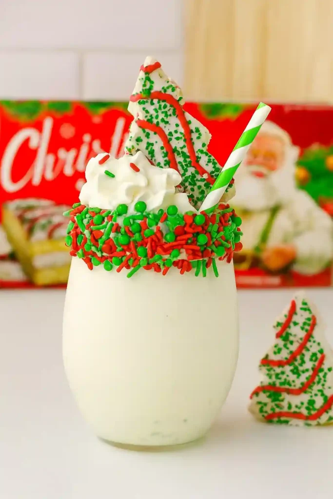 Little Debbie Christmas Tree Cake Milkshake