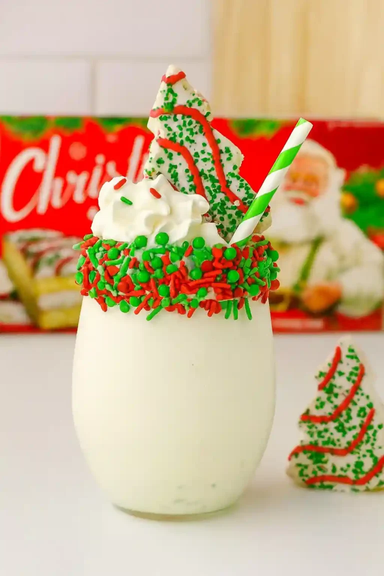 Little Debbie Christmas Tree Cake Milkshake