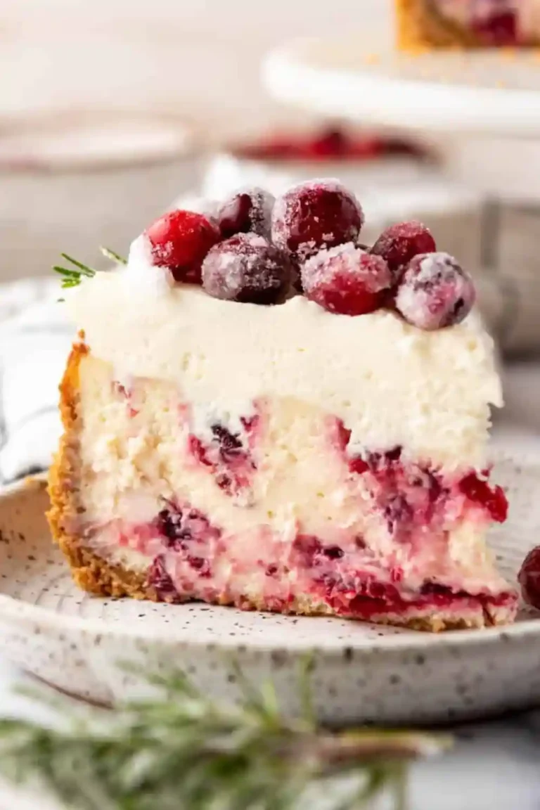 Cranberry Cheesecake