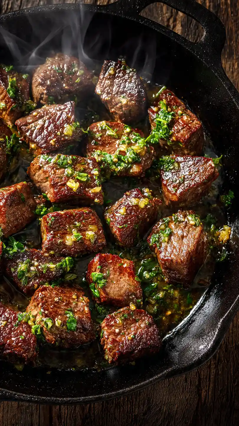 Garlic Butter Steak Bites Recipe
