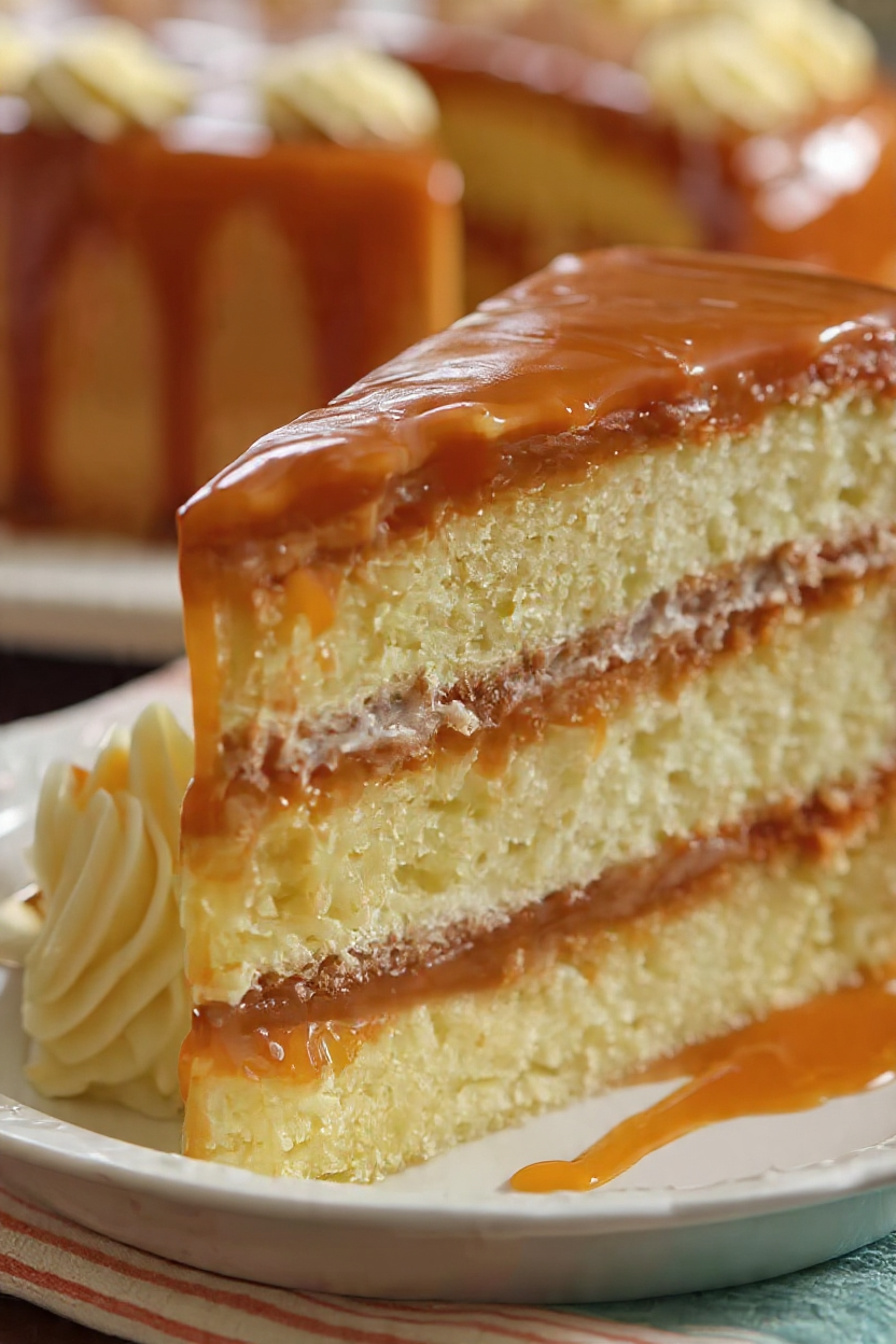 Homemade Caramel Cake