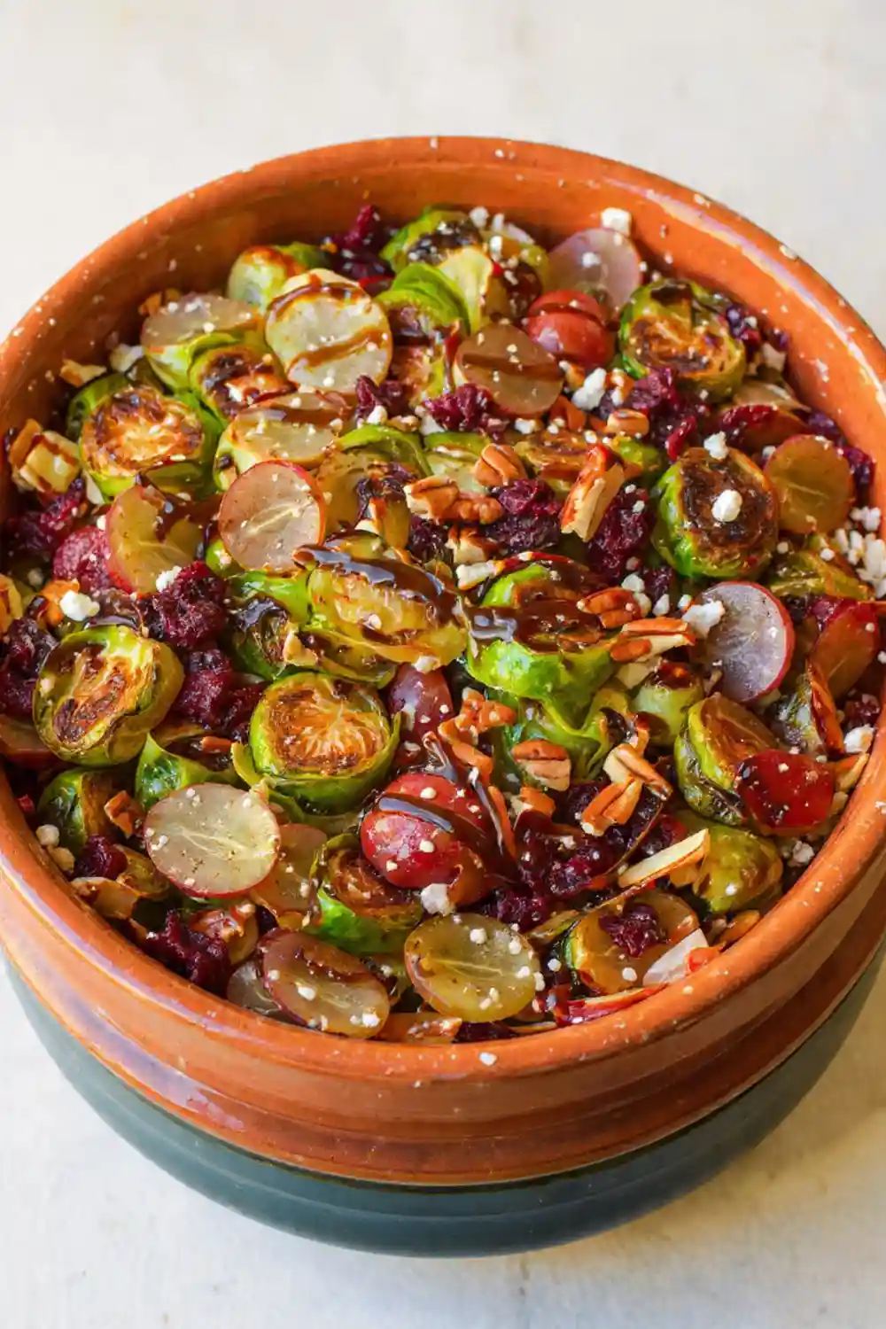 Roasted Brussels Sprouts with Cranberries