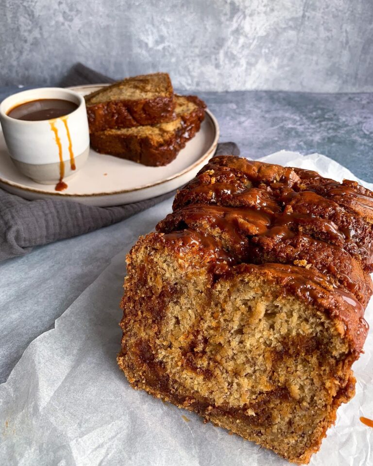 Salted Caramel Banana Bread