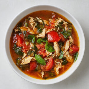 Tomato Basil Chicken Stew