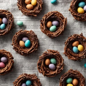 Chocolate Pretzel Nests