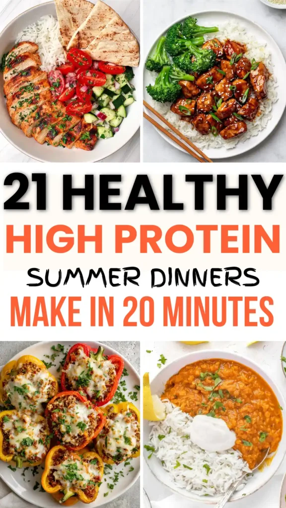 21 High Protein Summer Dinner Recipes for Quick & Healthy Meals